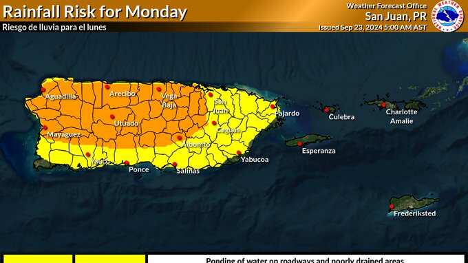 Pronostican lluvias, tormentas eléctricas y aviso de calor para este lunes.