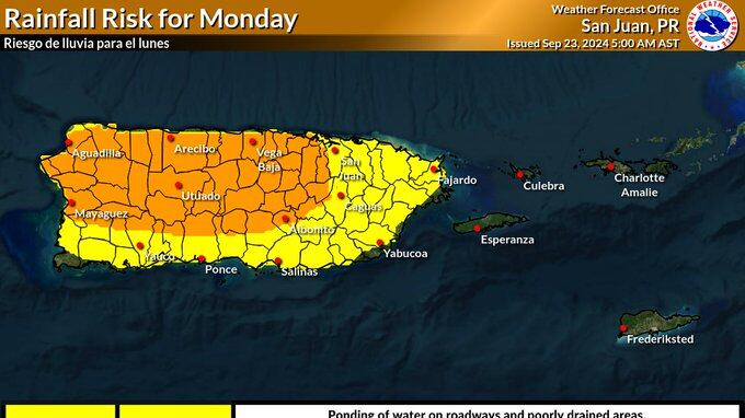 Pronostican lluvias, tormentas eléctricas y aviso de calor para este lunes.
