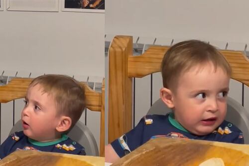 Bebé es viral por sus cómicas frases de fútbol