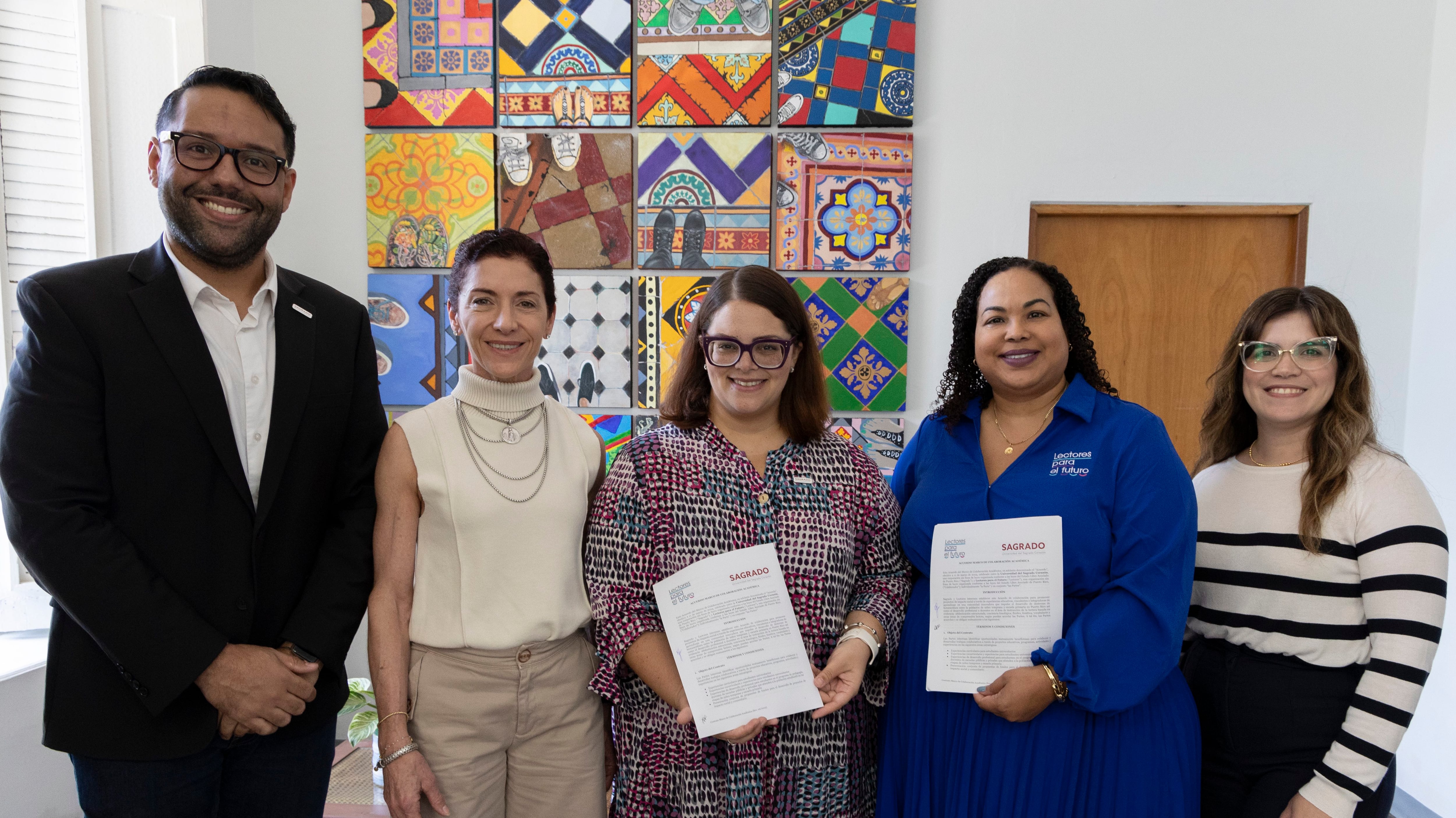 Universidad del Sagrado Corazón y Lectores para el futuro unen esfuerzos para fortalecer la lectoescritura en la niñez