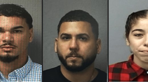 Cristian Mojica Castellano, de 29 años, Christian Santiago Soler, de 31 años, y Daynisha Mary Pagán Dávila