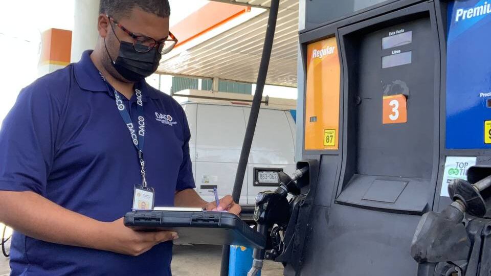 Estación de gasolina.