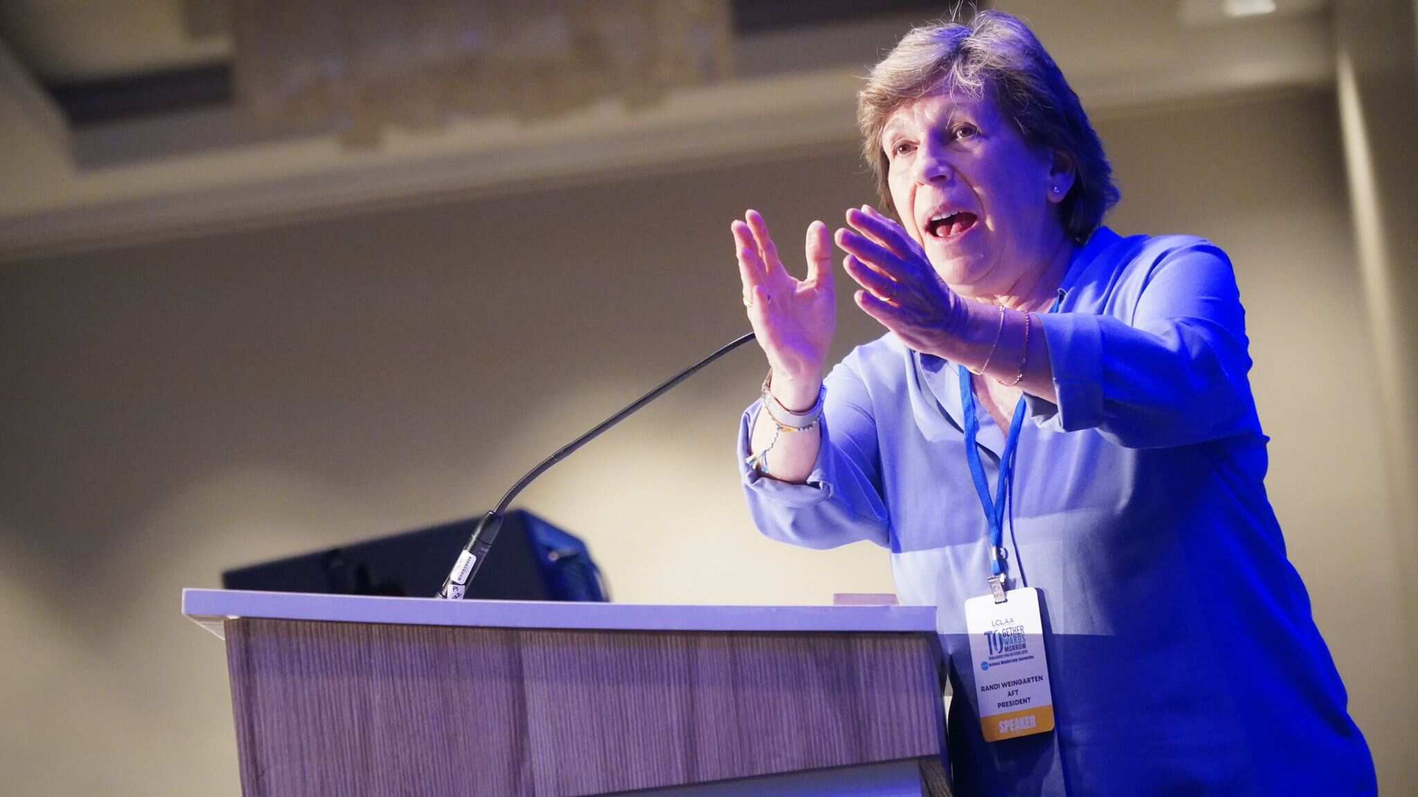 Presidenta de la Federación de la Federación Americana de Maestros (AFT por sus siglas en inglés)