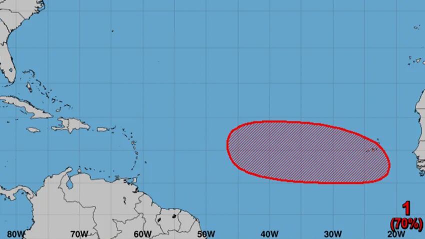Vigilan sistema con 70 % de probabilidad de desarrollo ciclónico.