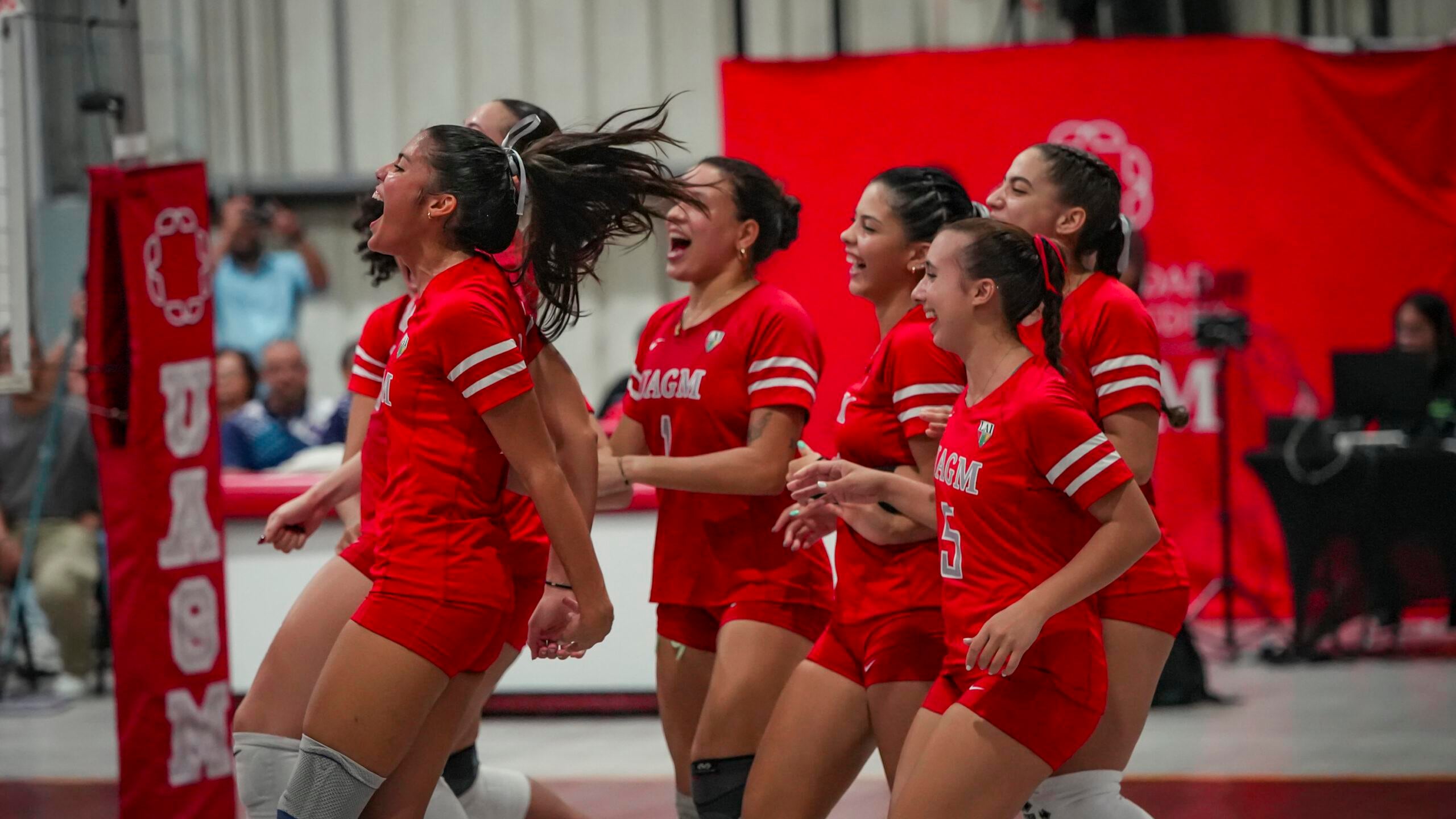 UAGM dominan en primero de final de voleibol LAI.