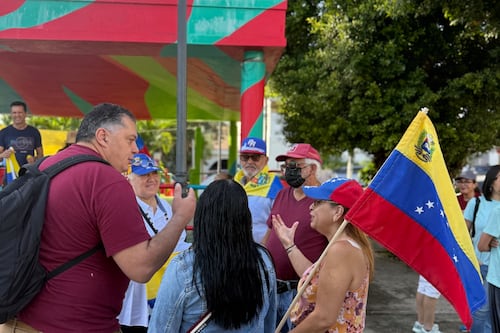 Venezolanos en Puerto Rico manifestaron su apoyo y su reclamo por una transición democrática