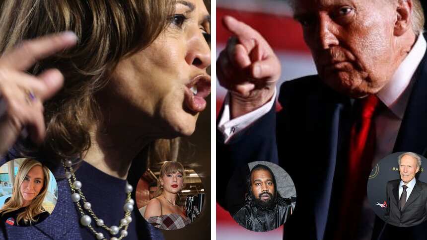 Kamala Harris Vs. Donald Trump, ¿A quién apoyan las celebridades?
