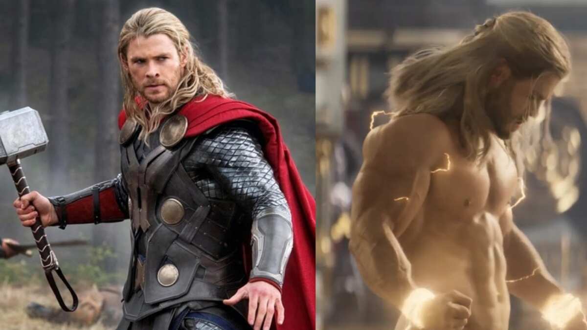 Chris Hemsworth encarna a Thor, que en la nueva película de Marvel muestra su trasero desnudo