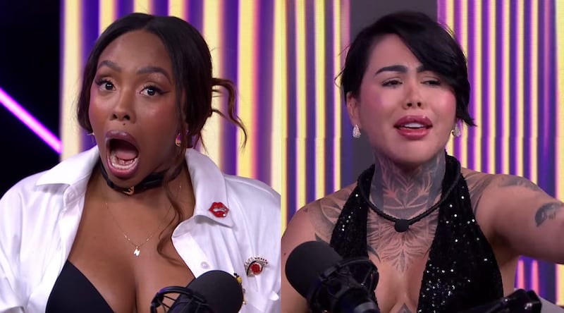 Karen Sevillano y Yina Calderón de 'La casa de los famosos Colombia 2'