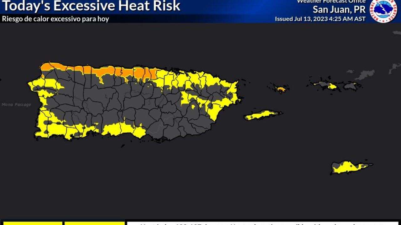 Emiten advertencia de calor.