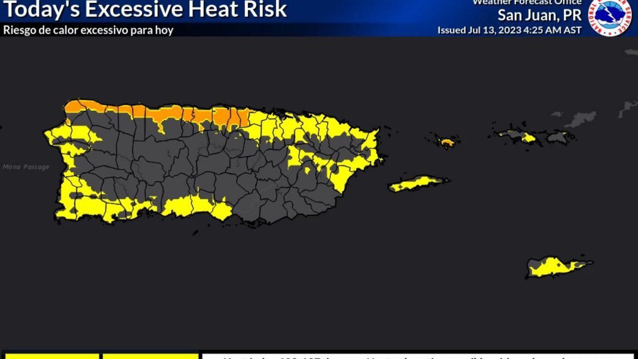 Emiten advertencia de calor.