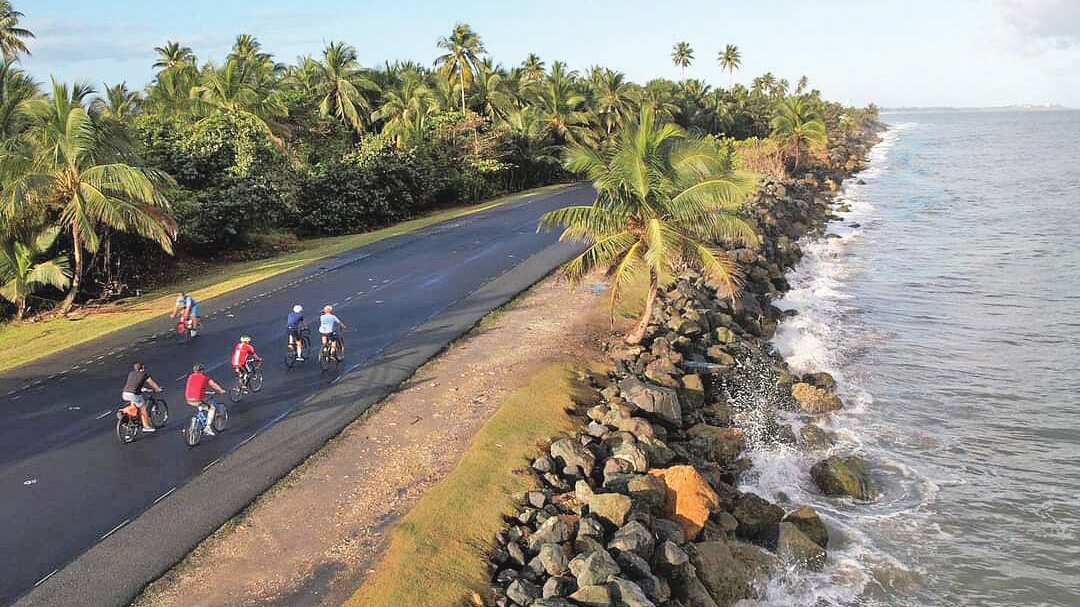 Ciclistas en Puerto Rico