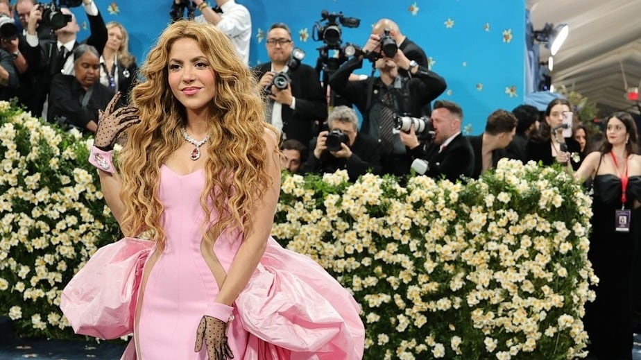 Shakira en la Met Gala 2025.
