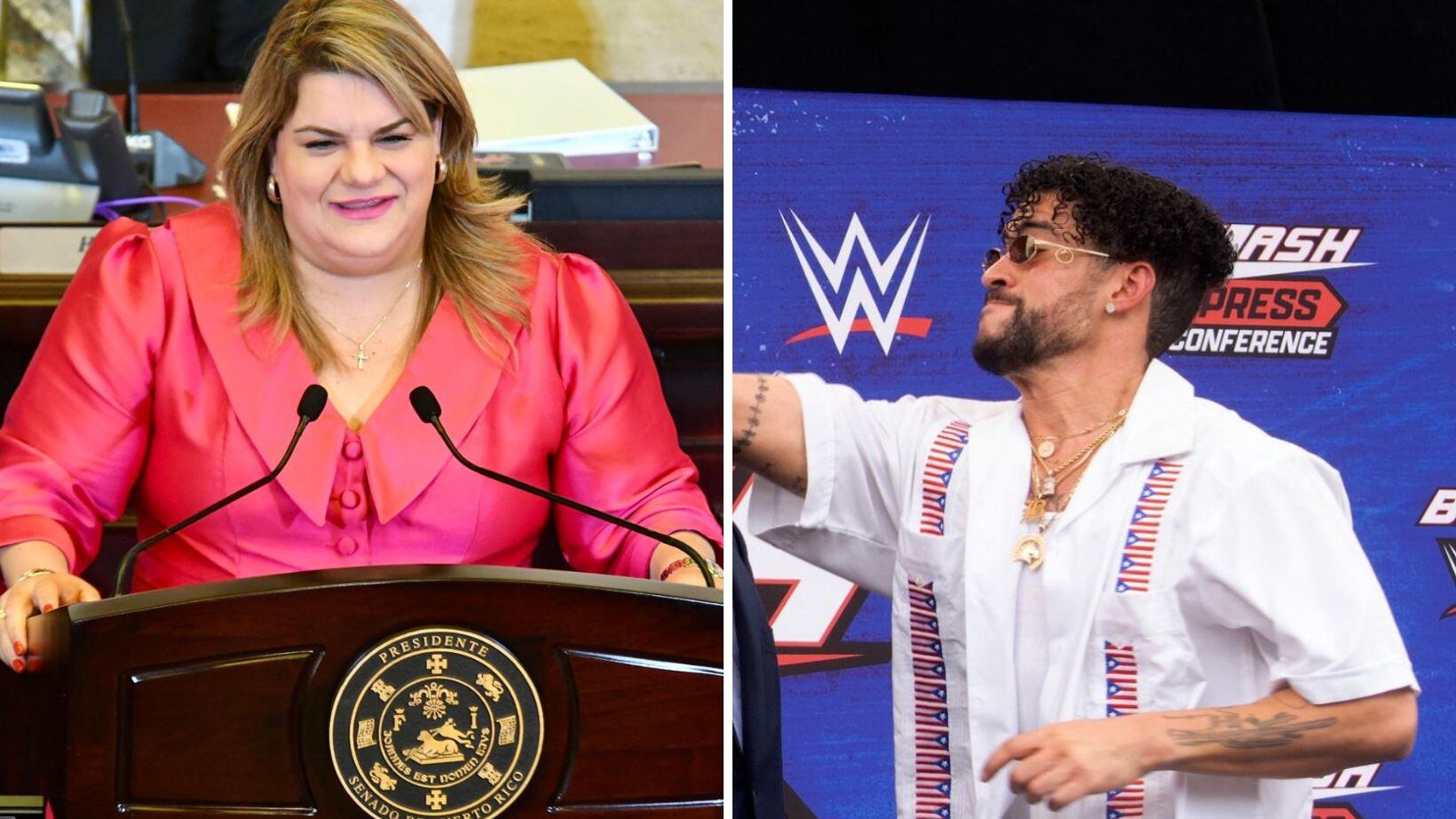 Jenniffer González y Bad Bunny