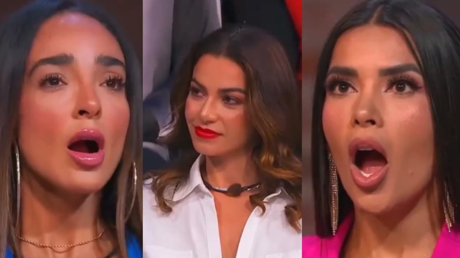 Manelyk González, Julia Gama y Dania Méndez.