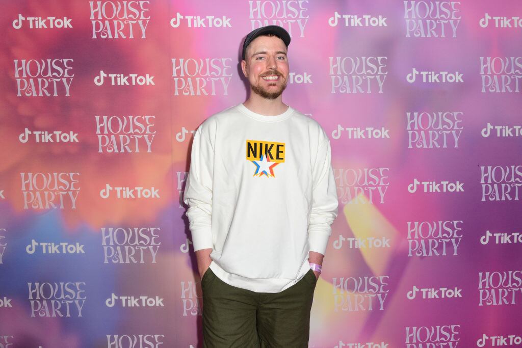 MrBeast attends TikTok House Party at VidCon 2022 at a private venue on June 23, 2022 in Anaheim, California. (Photo by Vivien Killilea/Getty Images for TikTok)