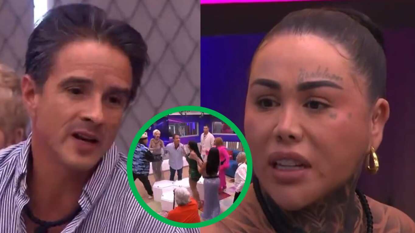 Carla Giraldo tuvo que intervenir para detener la pelea de Yina Calderón con Coco luego de nominar a Karina por haber hecho complot.