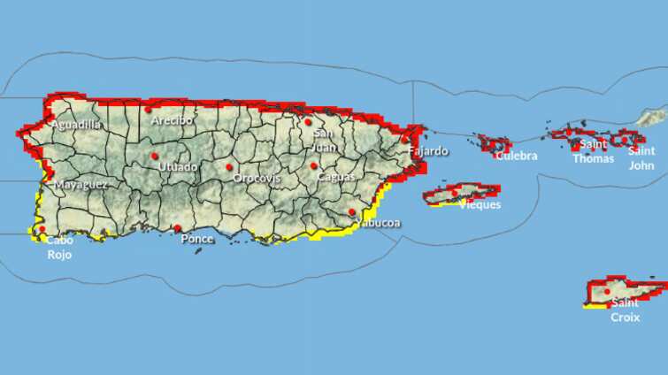 El SNM advierte que las condiciones en el mar continúa peligrosa.