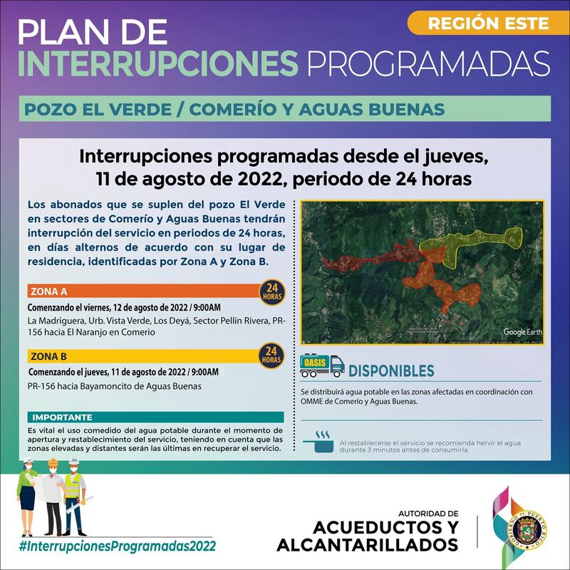 Mapa pozo El Verde