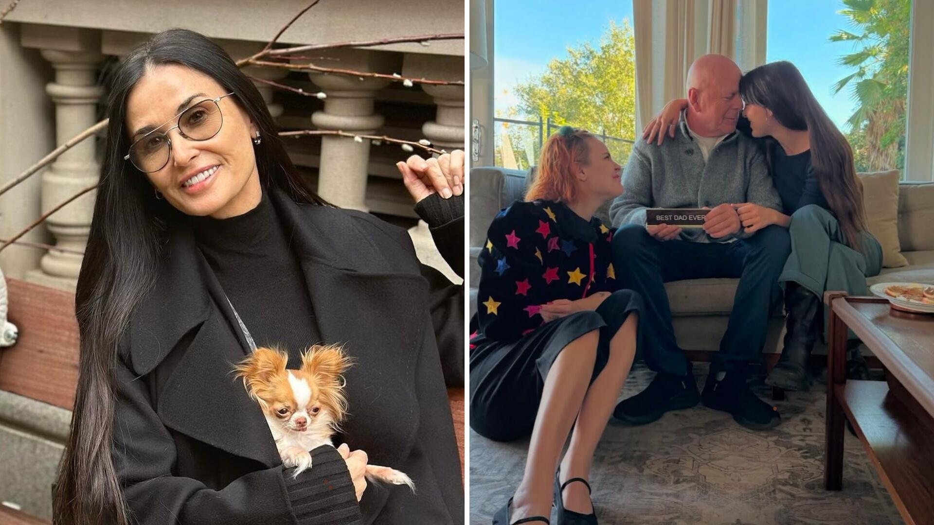 Demi Moore manifestó que no le desea a nadie lo que están viviendo con Bruce Willis, pero a pesar de todo siguen teniendo momentos de alegrías y sobre todo de mucho amor.