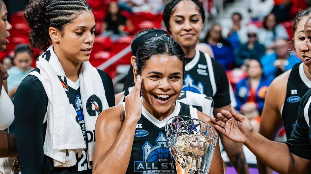 La jugadora más valiosa del juego de estrellas BSNF