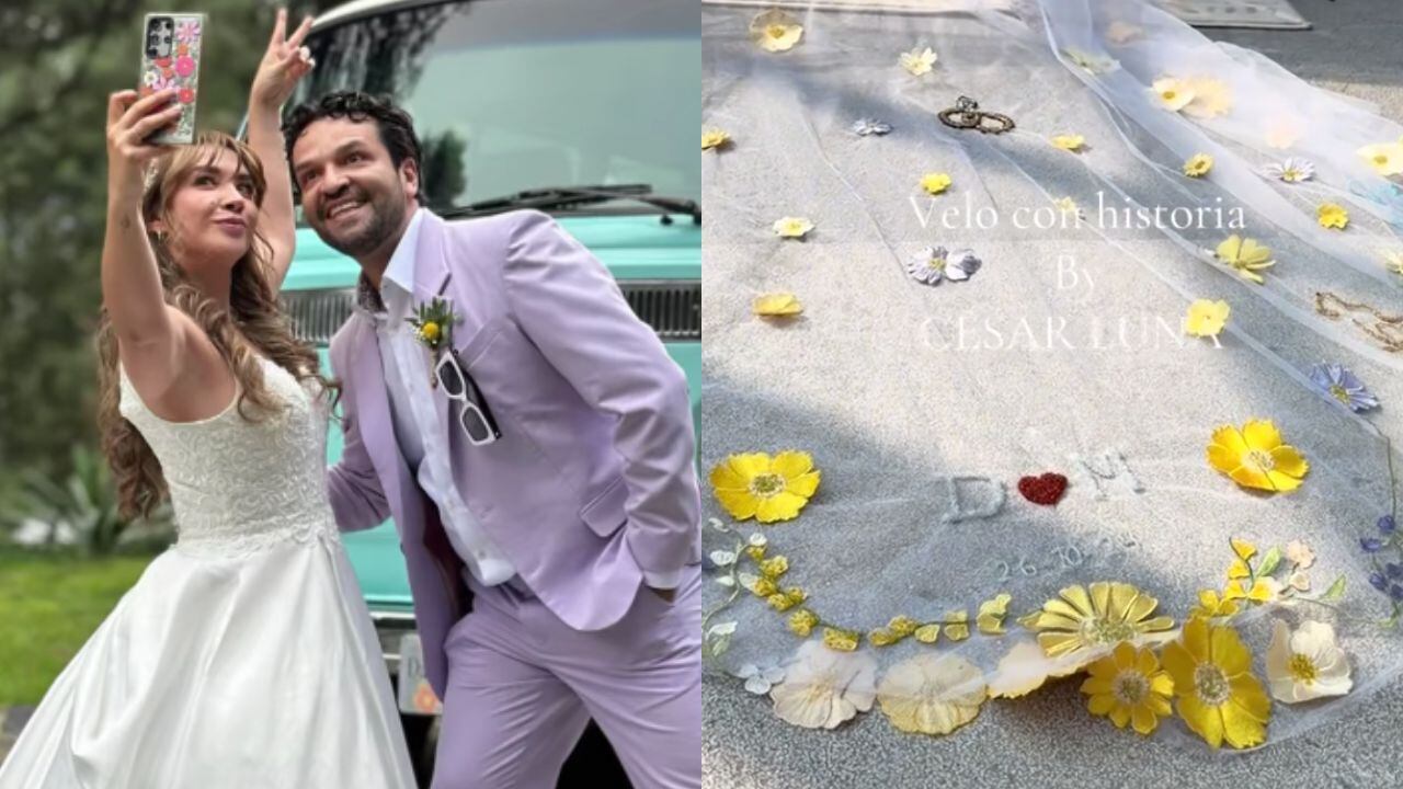 Velo de novia de Daniela Luján