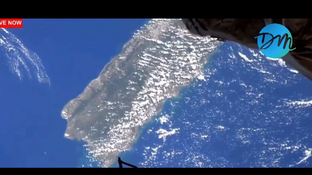 Captan impresionante vídeo de Puerto Rico desde el espacio.