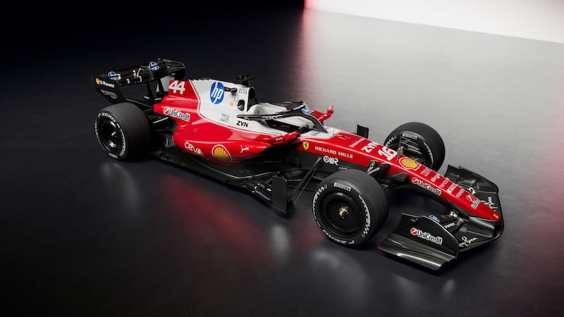 Una foto del nuevo coche de Fórmula 1 de Ferrari, el SF26, que será conducido por Lewis Hamilton y Charles Leclerc en la próxima temporada, en Maranello, Italia, 23 de enero de 2026. (Fórmula Uno, Italia) EFE/EPA/Scuderia Ferrari Press Office / HO HO TO TO BE USED SOLELY TO ILLUSTRATE NEWS REPORTING OR COMMENTARY ON THE FACTS OR EVENTS DEPICTED IN THIS IMAGE - NO ARCHIVING - NO LICENSINGHANDOUT EDITORIAL USE ONLY/NO SALES