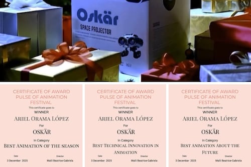 Película animada puertorriqueña OSKÄR gana tres premios en festival de Bulgaria
