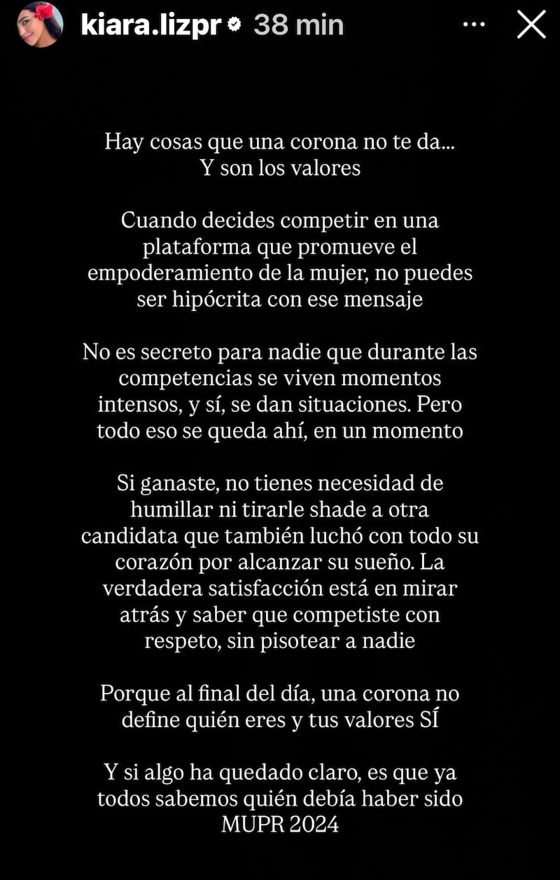 Expresiones de Kiara Liz.
