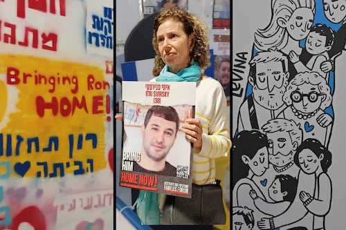 Israel usa el arte contra el terrorismo de Hamás en la “Plaza de los Rehenes”