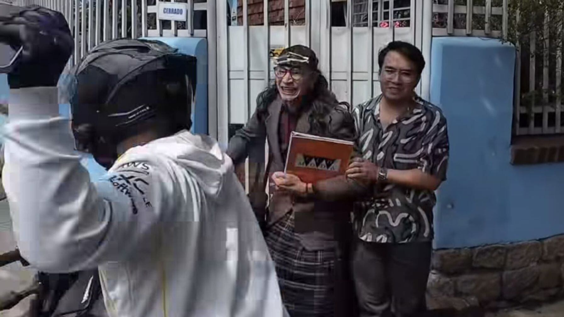 El afectado relató que el viaje era una sorpresa planeada por su esposo como parte de su visita a Colombia.