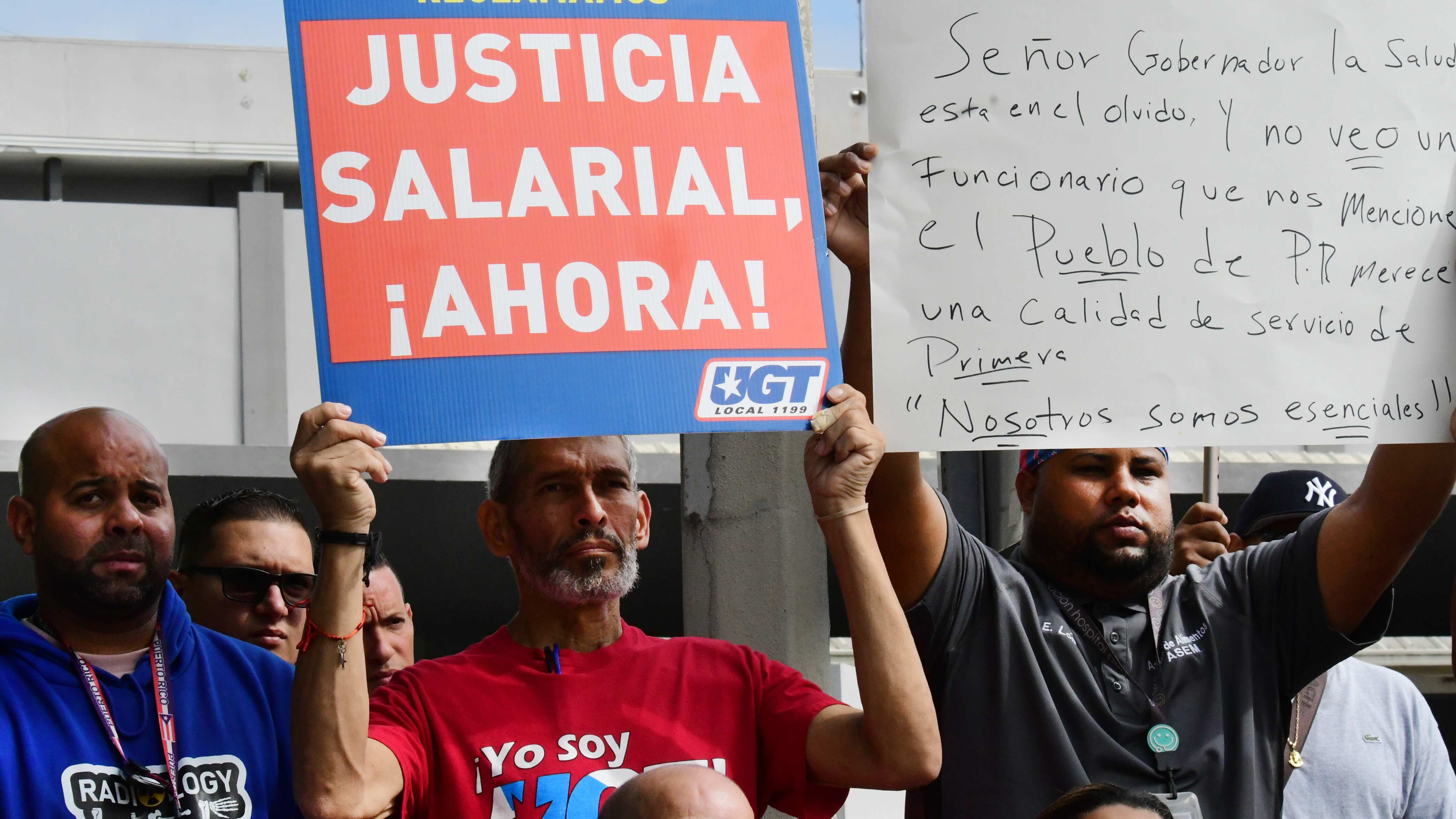 Conferencia de presa de la Unión General de Trabajadores