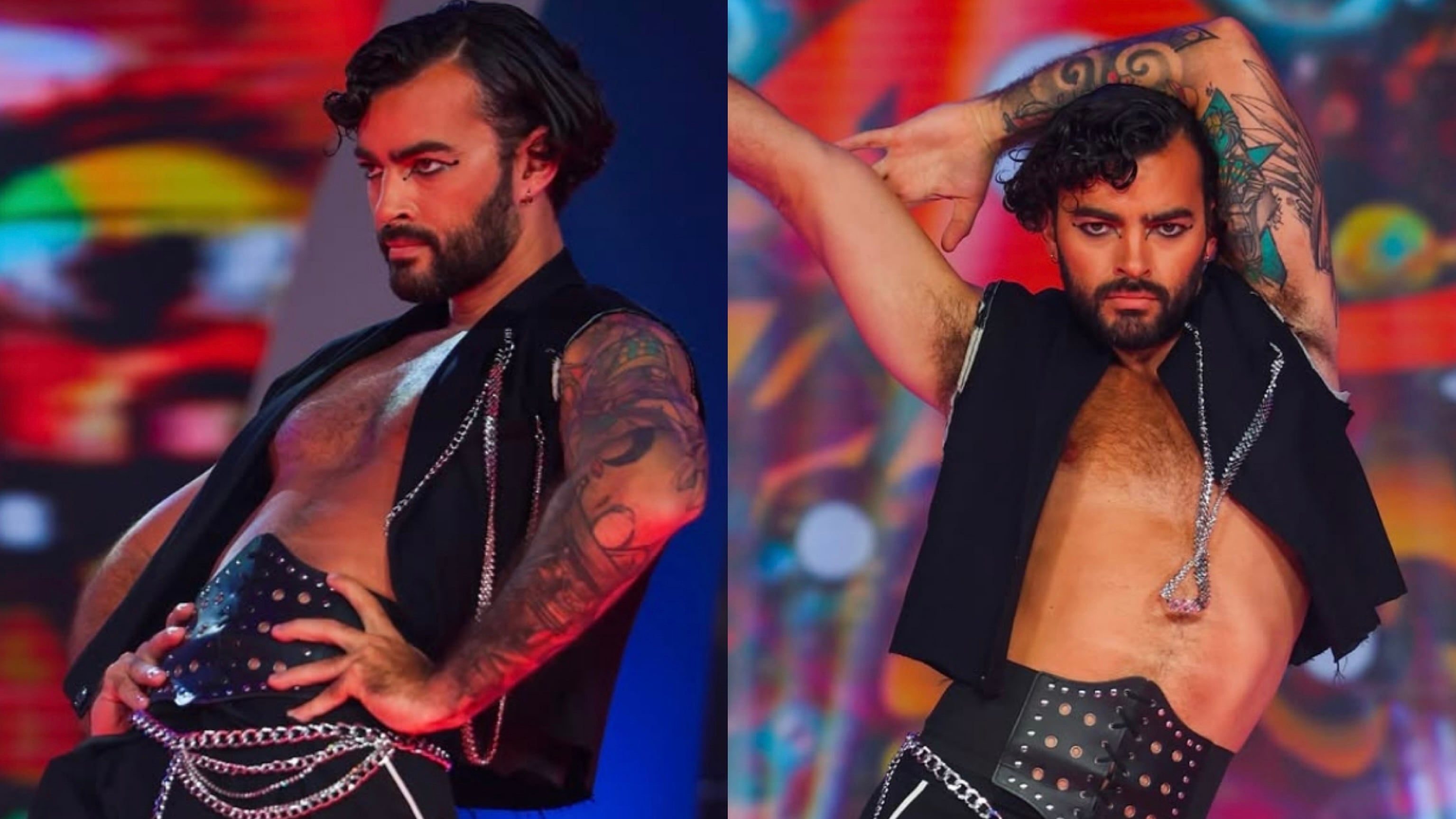 Edgar Gabriel Rivera baila vogue.