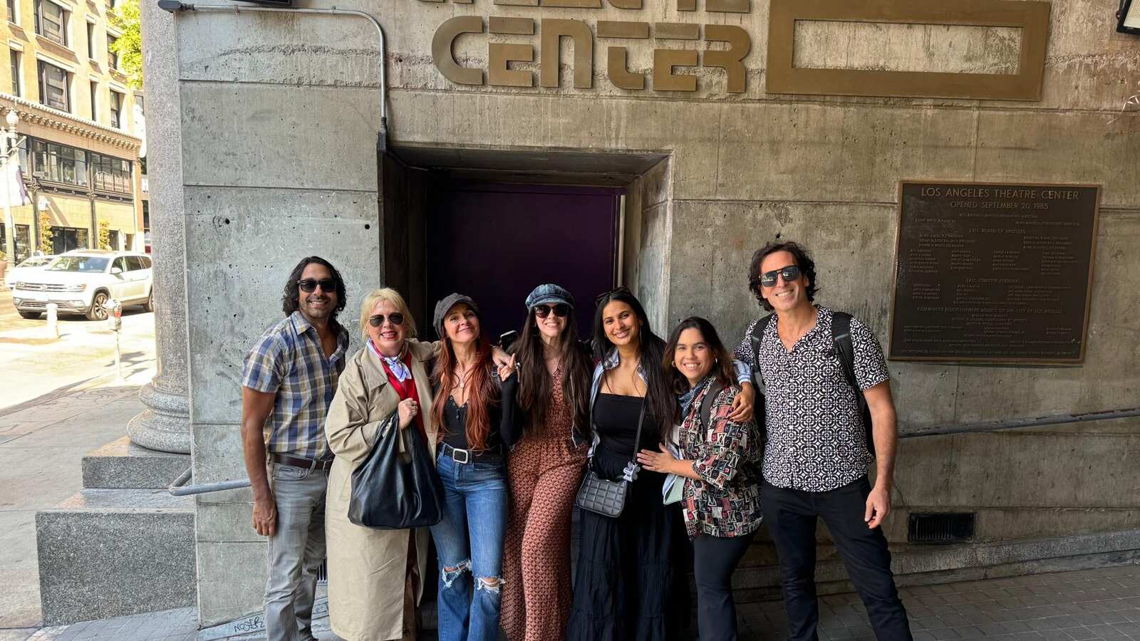 Equipo de la obra puertorriqueña “Blanco temblor”.