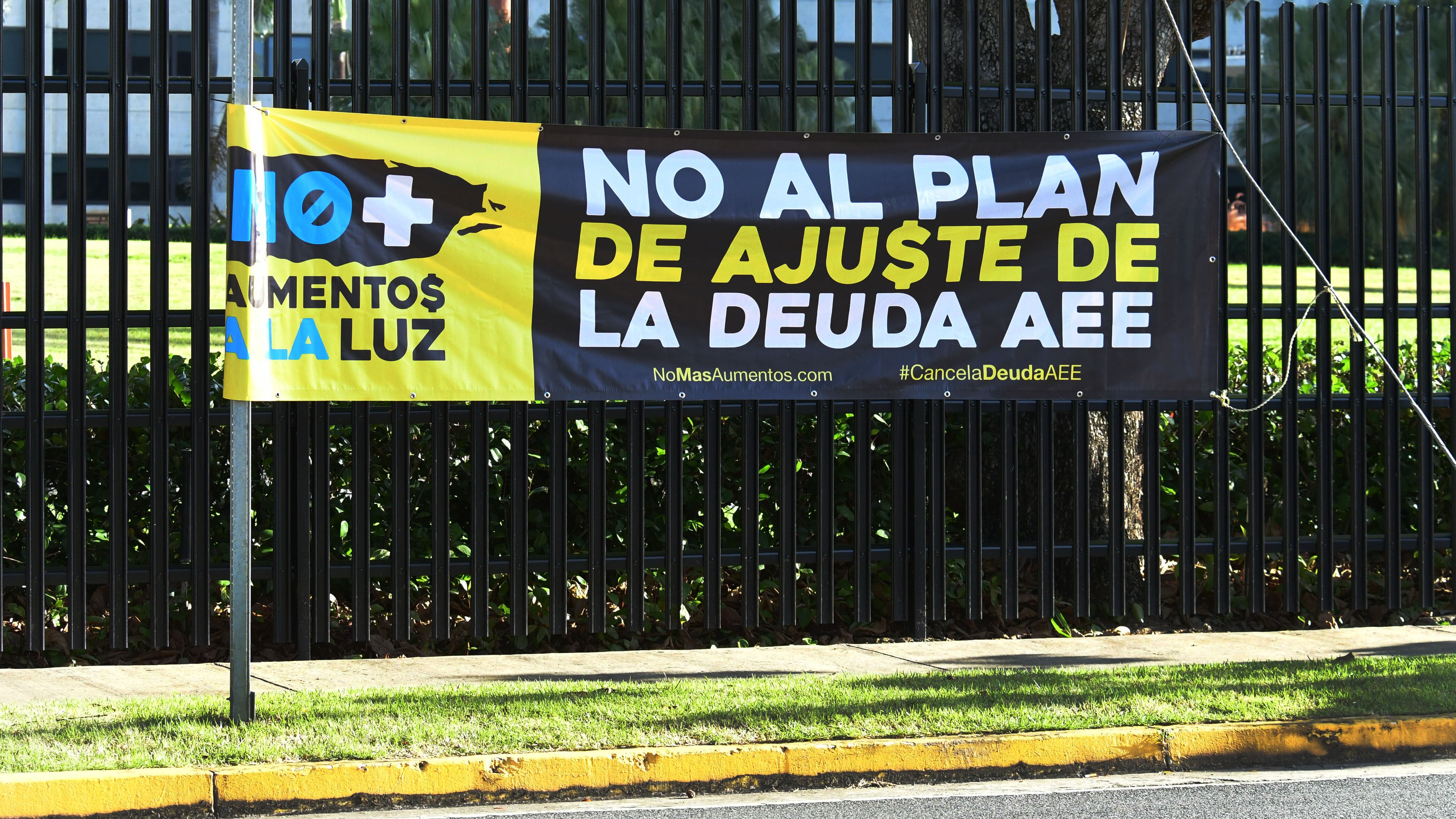 Protesta Reestructuración de la AEE