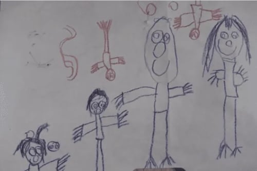 Escalofriante: niño vio “llegar las almas” e hizo dibujo que predijo cambio en su familia