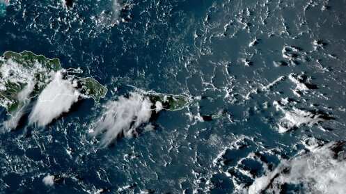 Polvo del Sahara llega a la región de Puerto Rico.