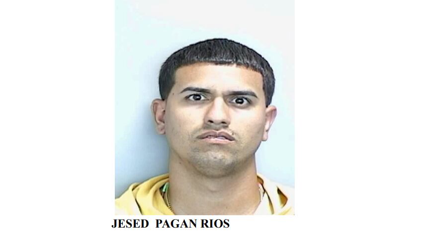 Jesed Natán Pagán Ríos, de 35 años y vecino de Ponce, fue arrestado en Moca con gran cantidad de fentanilo.