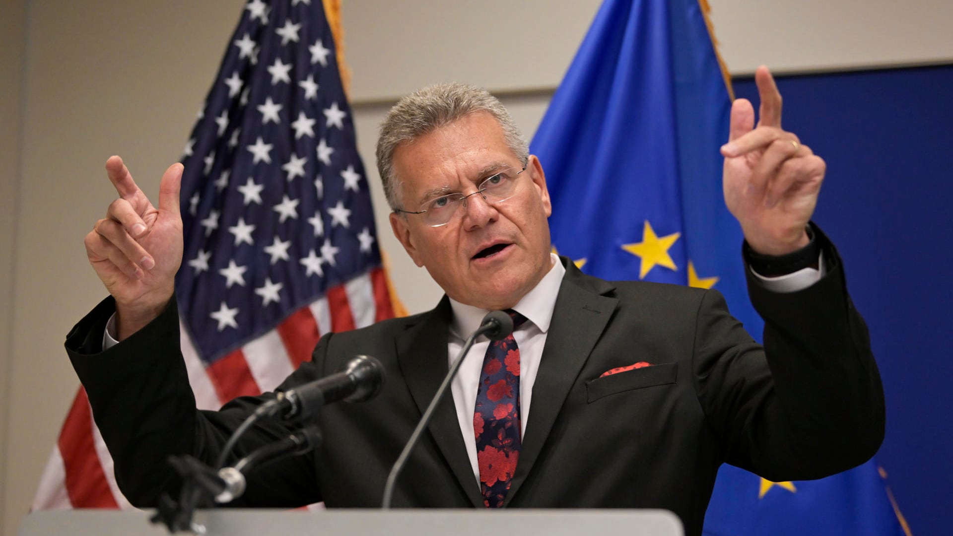 El comisario europeo de Comercio, Maros Sefcovic