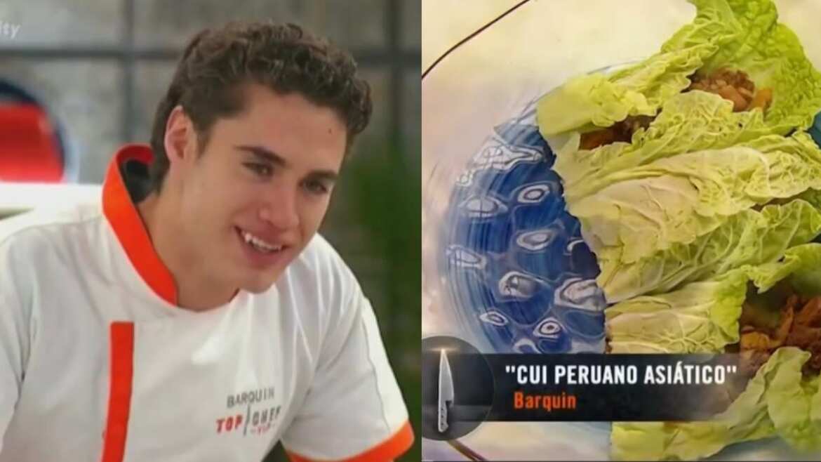 Barquín se sorprendió cuando vio la proteína que tenía que preparar en un delicioso platillo.