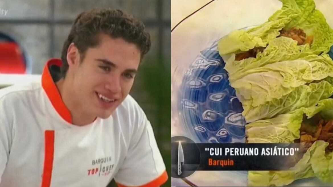 Barquín se sorprendió cuando vio la proteína que tenía que preparar en un delicioso platillo.