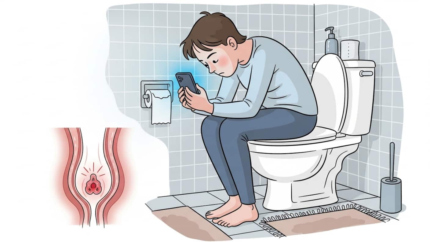 Smartphone y hemorroides / Whisk-FW