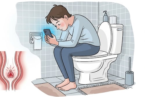 Ocupar el celular en el baño puede causar hemorroides, según los médicos: ¿Por qué?