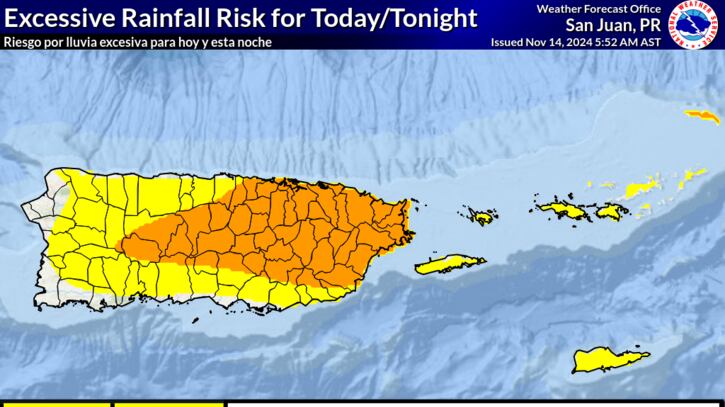 Tiempo en Puerto Rico.