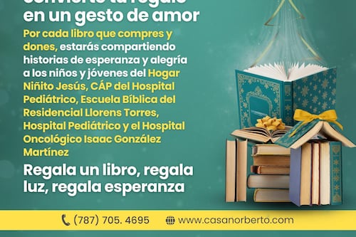 Casa Norberto invita a donar libros en su campaña “Regala un libro esta Navidad”