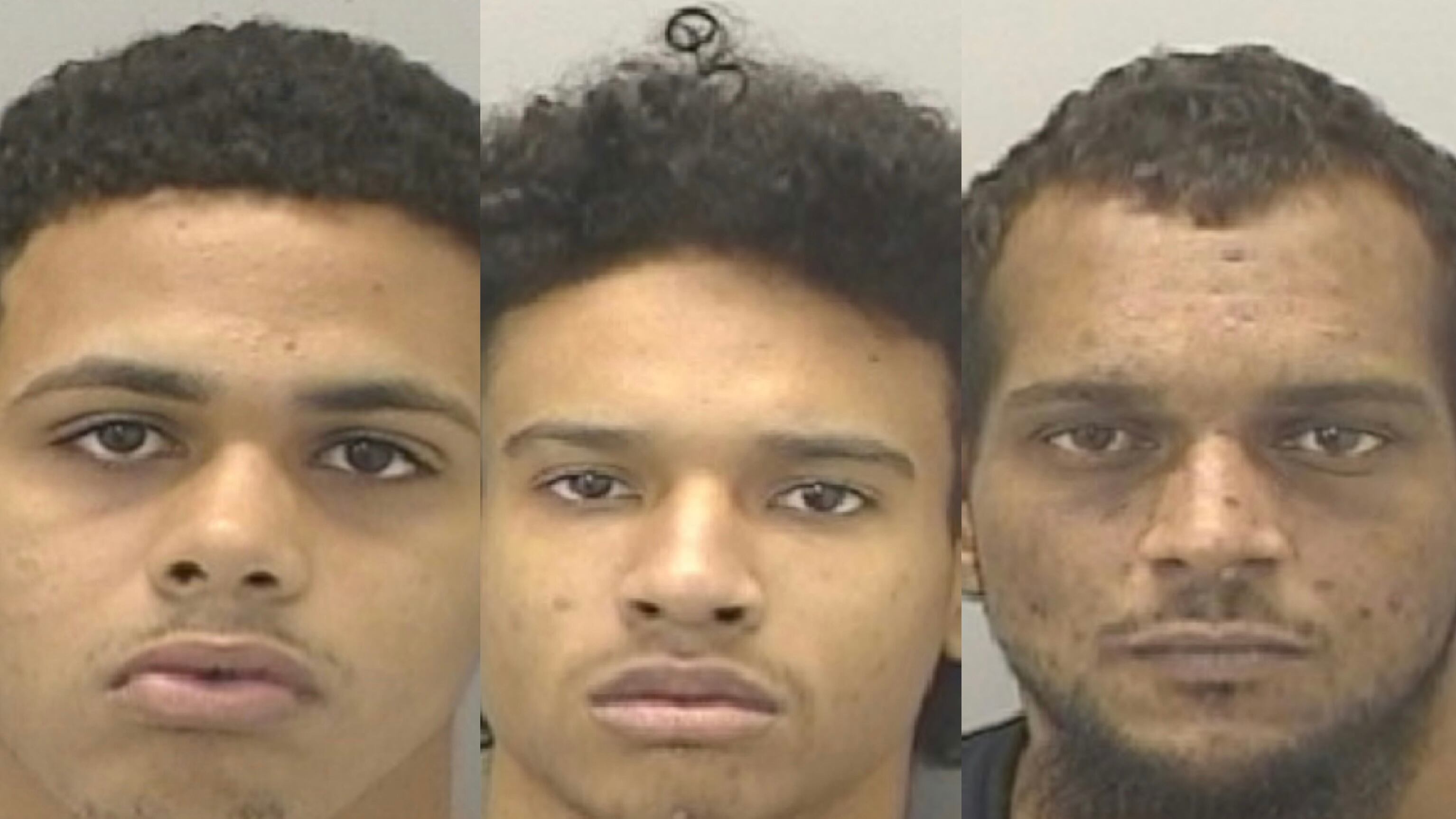 Sean Paul Lugo Castillo, Bienny Sosa Matías y Bengie Abraham López Pellot.