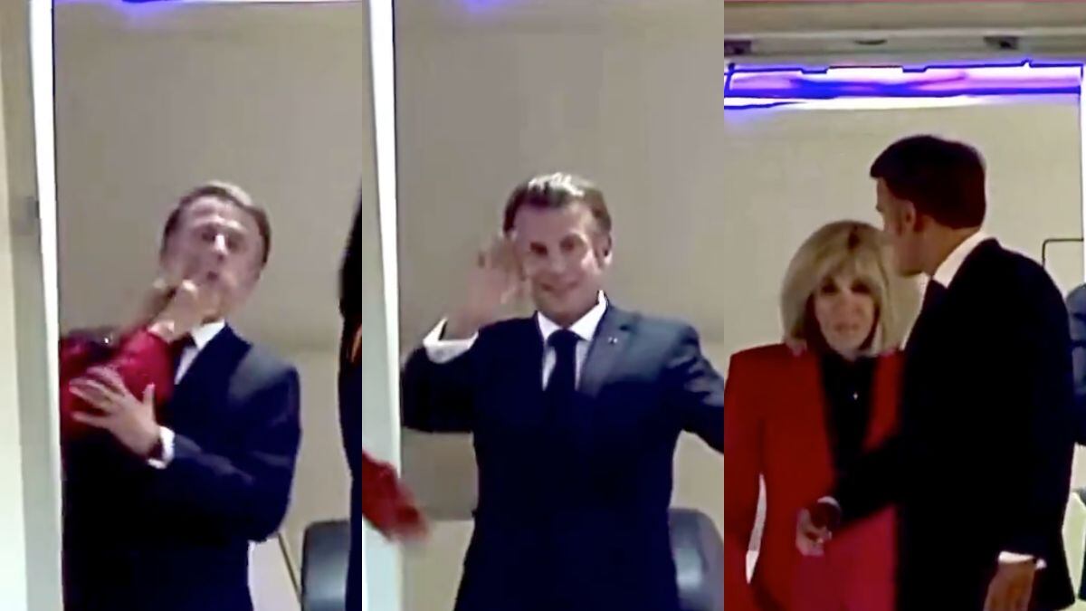 Video: Esposa de Emmanuel Macron lo golpea en el rostro tras aterrizar en Vietnam