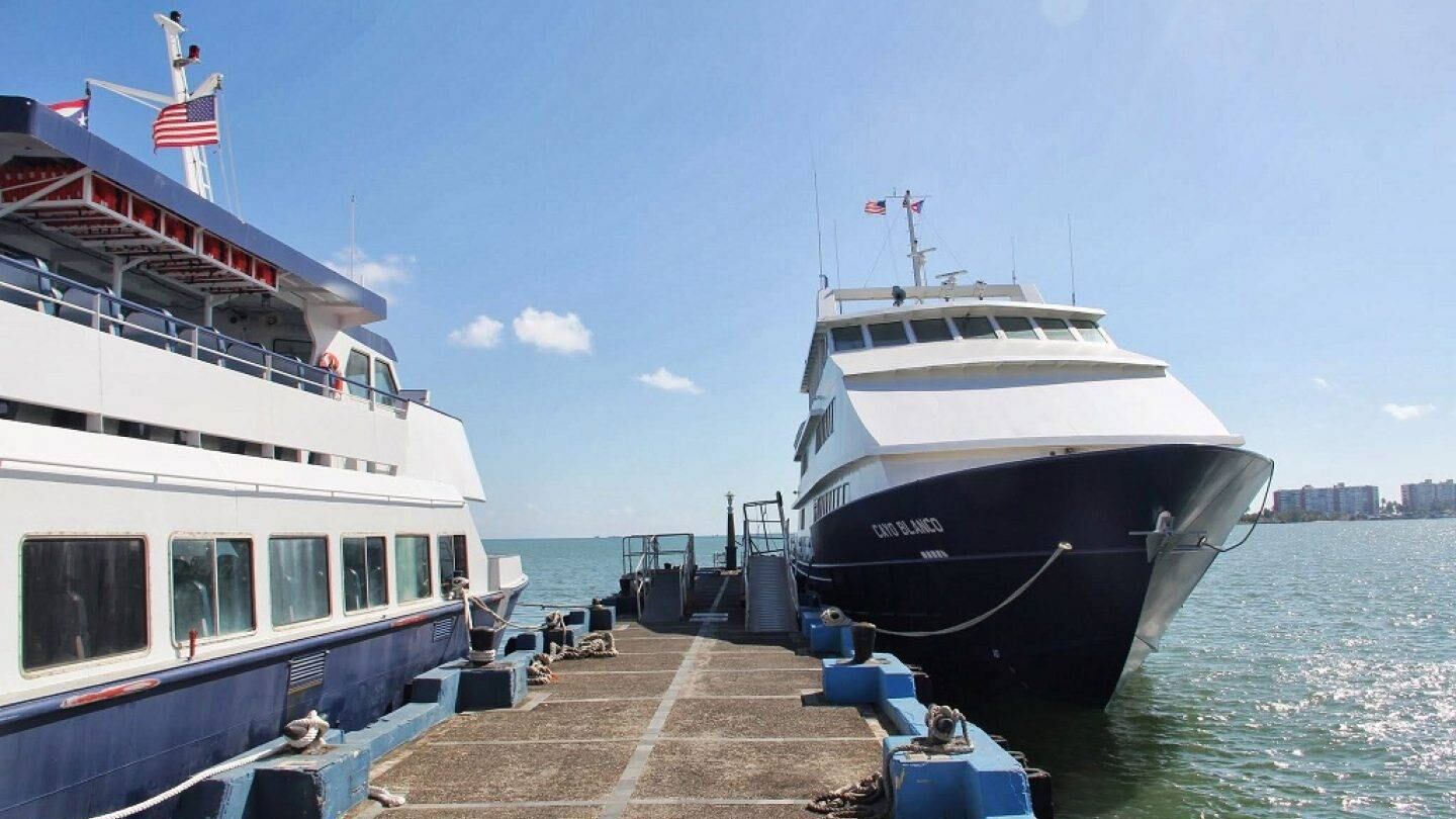 Lanchas estacionadas en un muelle.