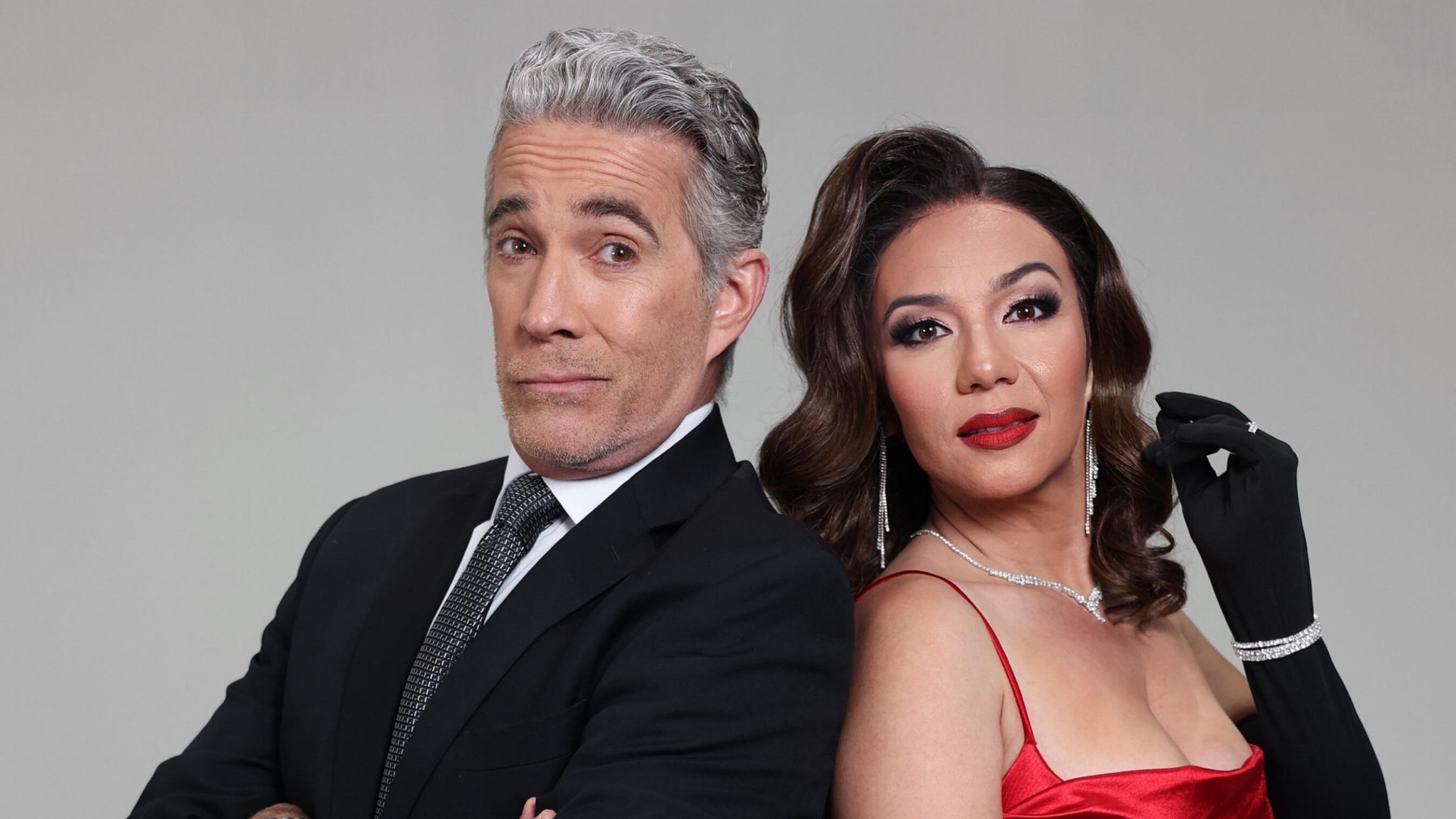 Actores Braulio Castillo y Maddy Rivera.